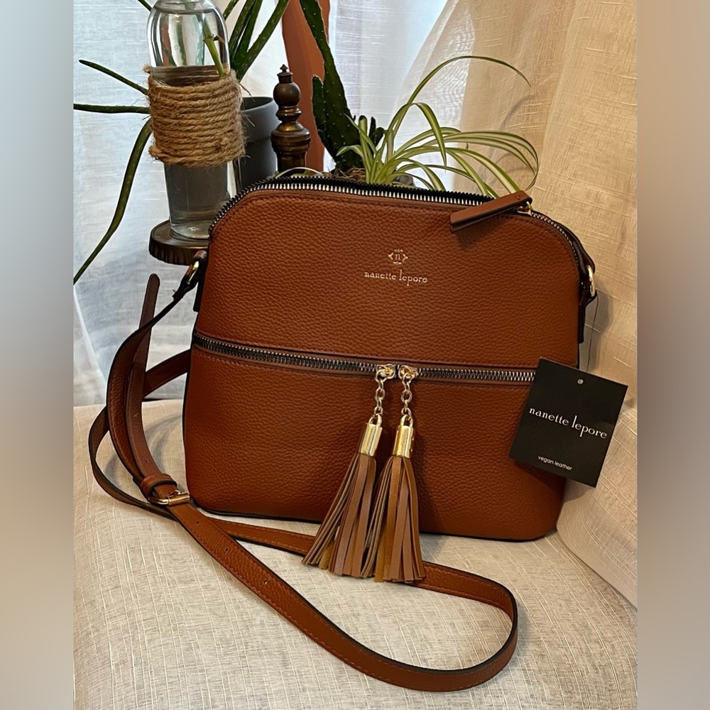 Nannette Lepore Lonnie Crossbody Purse - Whiskey